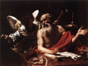 St. Jerome & The Angel by Simon Vouet